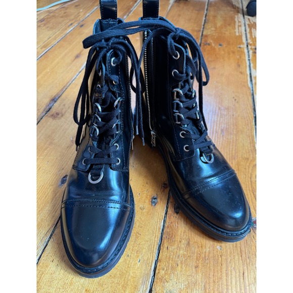 All Saints Lira Patent Leather Boots Sz 40‎